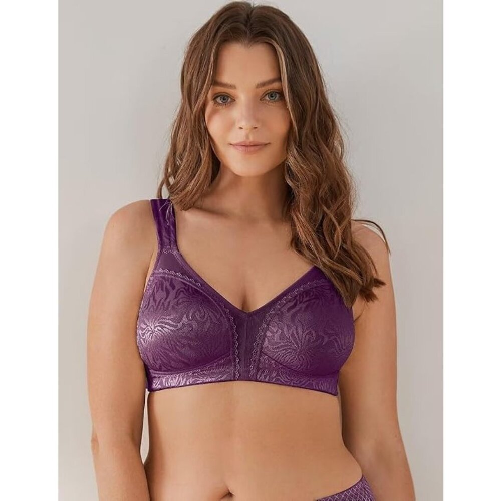 Deyllo Full Coverage Wirefree Comfort Minimizer Bra 36DD